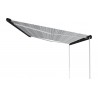 Toldo Fiamma F80s Negro Profundo / Gris Real 340 cm
