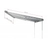 Toldo Fiamma F80L Titanio / Gris Real 450 cm