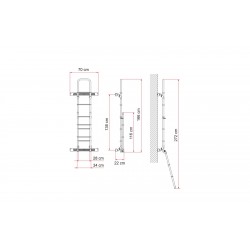 Escalera Fiamma Deluxe DJ para Sprinter/Crafter/Transit