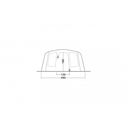 Tienda de campaña tipo túnel Outwell Tennessee 7 Air para 7 personas