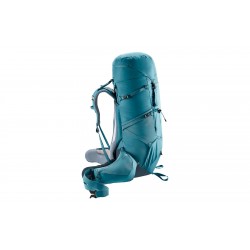 Mochila Deuter Trekking Aircontact Core 60+10 litros, color tinta atlántica