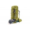 Mochila de trekking Deuter Aircontact Core 60+10 litros, color verde