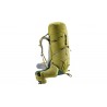 Mochila de trekking Deuter Aircontact Core 60+10 litros, color verde
