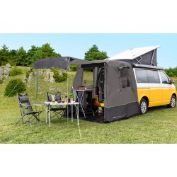 Tienda de campaña trasera...