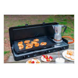 Parrilla plana Cadac 2 Cook Plancha para estufas de 2 quemadores