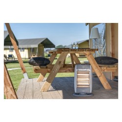 Calentador eléctrico compacto Eurom Safe-t-Shine 1200 de 1200 vatios