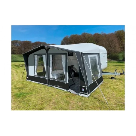 Toldo para caravana Walker Dynamic 250 compatible con Hobby Beachy 360 con postes de acero
