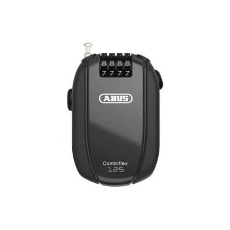 Candado de cable Abus Combiflex Trip 125 Roll-Back negro