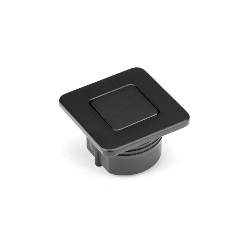 Pulsador Confurn Push Lock + Push In Lock con roseta negra