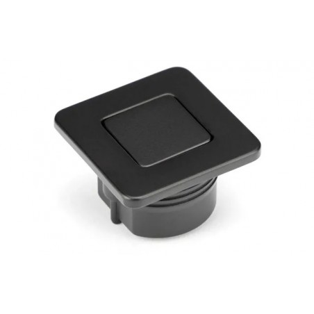 Pulsador Confurn Push Lock + Push In Lock con roseta negra
