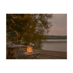 Lámpara de mesa solar Nordlux Coupar color arena