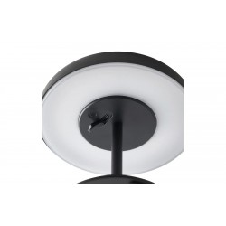 Lámpara solar de batería Nordlux Elmer negra