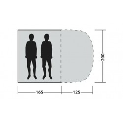 Tienda de playa Outwell Whitby Beach Shelter para 2 personas