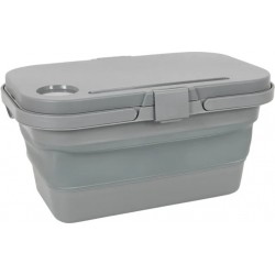 Cesta plegable Bo-Camp gris 17 litros