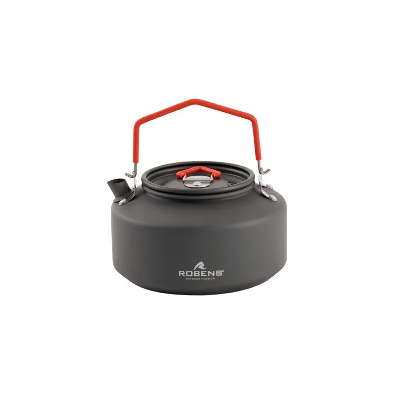 Hervidor de agua Robens Basecamp Pro de aluminio anodizado de 1 litro