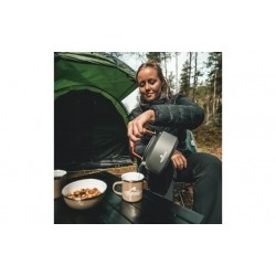 Hervidor de agua Robens Basecamp Pro de aluminio anodizado de 1 litro