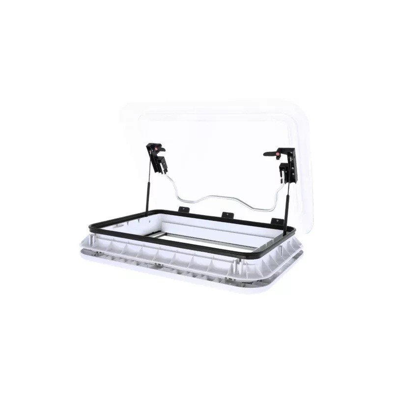 Claraboya Berger con mosquitera y persiana opaca 70 x 50 cm Transparente