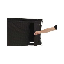 Schwarzer Outwell Richmond Küchentisch