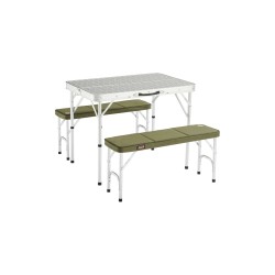 Coleman Pack-Away Table Bench Set for 4 people
