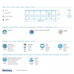 Set de piscina desmontable Steel Pro MAX de 4.57 m x 1.07 m de Bestway