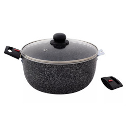 Olla de aluminio con tapa...