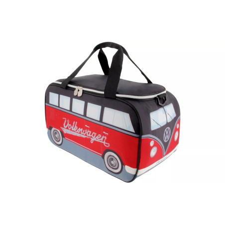 Bolsa Nevera VW Collection 25 Litros en Formato T1 Bulli Rojo/Negro