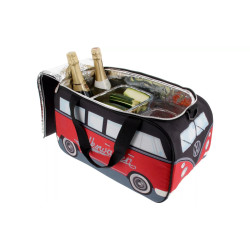 Bolsa Nevera VW Collection 25 Litros en Formato T1 Bulli Rojo/Negro