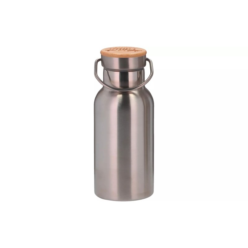 Botella de acero inoxidable Berger con tapa de bambú 350 ml