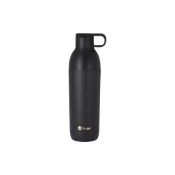 Berger botella de acero inoxidable con tapa 2 en 1 550 ml - Negro mate