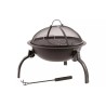 Cuenco de fuego con rejilla y tapa de tamiz 52,5 x 52,5 x 40 cm Cazal Fire Pit M Outwell