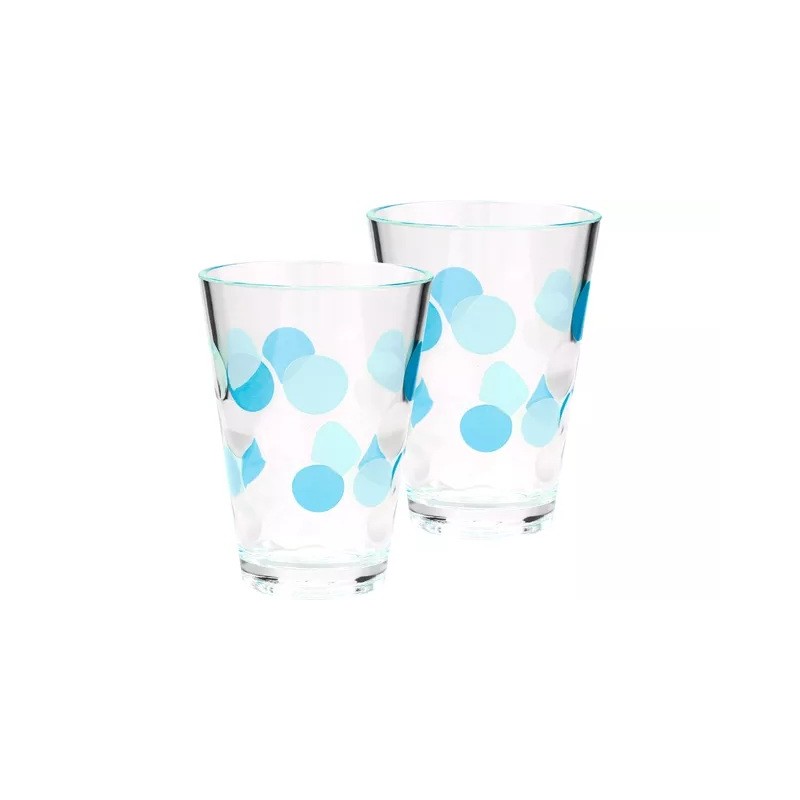Vasos de plástico Berger Bubble 350 ml Juego de 2