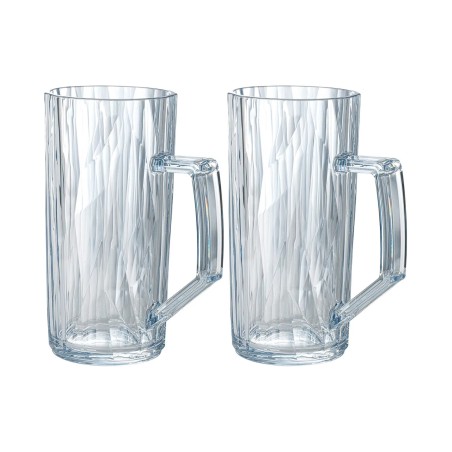 Koziol Superglass CLUB nº 26 Juego de 2 500 ml cristalino