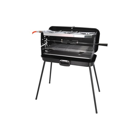 Barbacoa de gas portátil Berger 3 quemadores 50 mbar negro