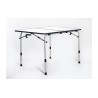 Wecamp folding table grey edge 20 x 80 cm white/gris