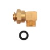 Codo Berger para regulador de presión de gas 90° AG M20 x 1,5 - M20 x 1,5 ÜM
