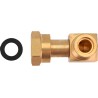 Codo Berger para regulador de presión de gas 90° AG M20 x 1,5 - M20 x 1,5 ÜM