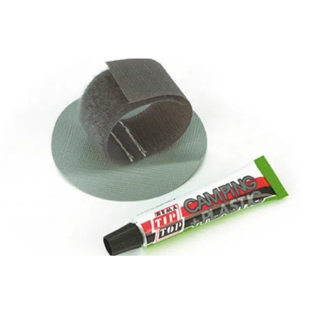 Set de 6 fijadores de techo de tienda gris Berger