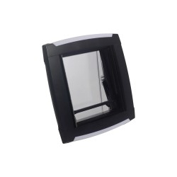 Techo MPK VisionStar M LED sin ventilación permanente con iluminación LED 400 x 400 mm negro