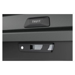 Caja trasera Thule Santu para portabicicletas compatible con Thule Epos/EasyFold 3/EasyFold XT con adaptador