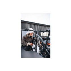 Caja trasera Thule Santu para portabicicletas compatible con Thule Epos/EasyFold 3/EasyFold XT con adaptador