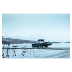 Caja trasera Thule Santu para portabicicletas compatible con Thule Epos/EasyFold 3/EasyFold XT con adaptador