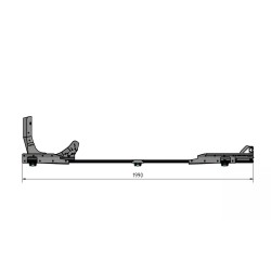 Portabicicletas trasero para garaje Weih-tec MotoMove 150 para 1 bicicleta