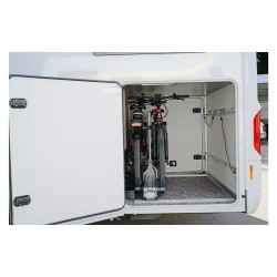 Portabicicletas Weih-tec Slide Move HG-250 para garaje trasero con capacidad para 2 bicicletas, apto para bicicletas eléctricas