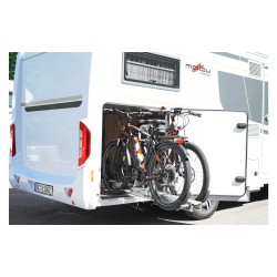 Portabicicletas Weih-tec Slide Move HG-250 para garaje trasero con capacidad para 2 bicicletas, apto para bicicletas eléctricas