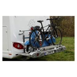 Portabicicletas Linnepe Plus para portabicicletas SlidePort para 3 bicicletas, apto para bicicletas eléctricas