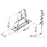 Fiamma Carry Bike 200 DJ hasta 2006 portabicicletas para 2 bicicletas
