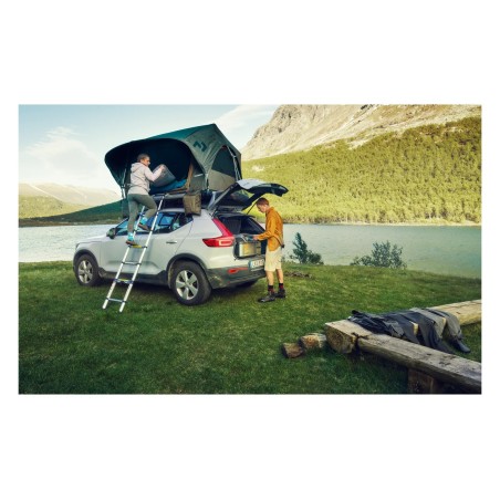 Tienda de techo automática Dometic TRT120E 12 V incl. mando a distancia Azul