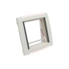 Claraboya con luz LED de 12 V y oscurecedor, 40 x 40 cm blanca VisionStar M Pro II MPK