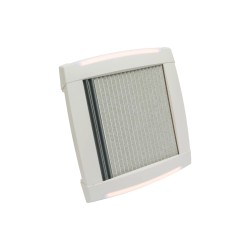Claraboya con luz LED de 12 V y oscurecedor, 40 x 40 cm blanca VisionStar M Pro II MPK