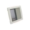 Claraboya con luz LED de 12 V y oscurecedor, 40 x 40 cm blanca VisionStar M Pro II MPK